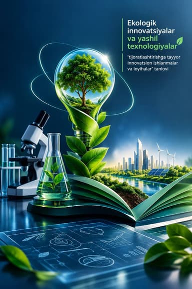 #diqqat_tanlov  “Ekologik innovatsiyalar va yashil texnologiyalar” tanlovi e’lon qilindi!